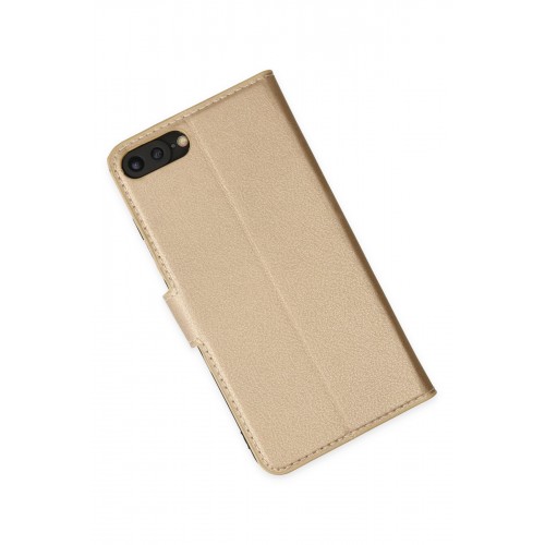 Newface iPhone 7 Plus Kılıf Trend S Plus Kapaklı Kılıf - Gold Newface iPhone 7 Plus Kılıf Trend S Plus Kapaklı Kılıf - Gold
