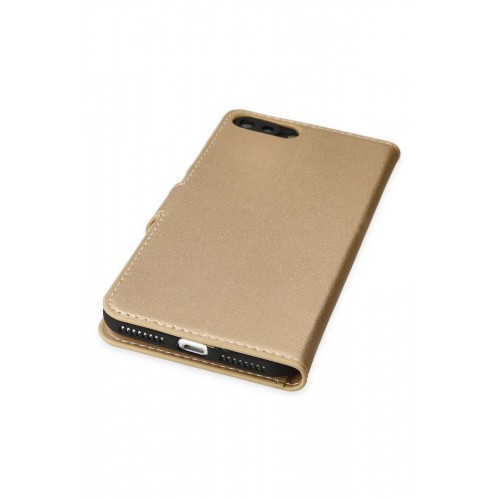 Newface iPhone 7 Plus Kılıf Trend S Plus Kapaklı Kılıf - Gold Newface iPhone 7 Plus Kılıf Trend S Plus Kapaklı Kılıf - Gold