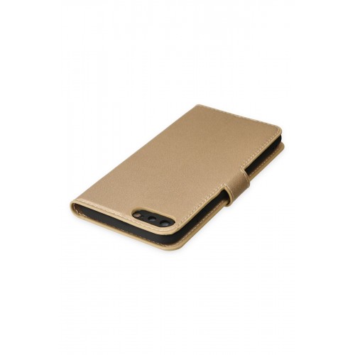 Newface iPhone 7 Plus Kılıf Trend S Plus Kapaklı Kılıf - Gold Newface iPhone 7 Plus Kılıf Trend S Plus Kapaklı Kılıf - Gold