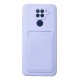 Newface Xiaomi Redmi Note 9 Kılıf Kelvin Kartvizitli Silikon - Lila Newface Xiaomi Redmi Note 9 Kılıf Kelvin Kartvizitli Silikon - Lila