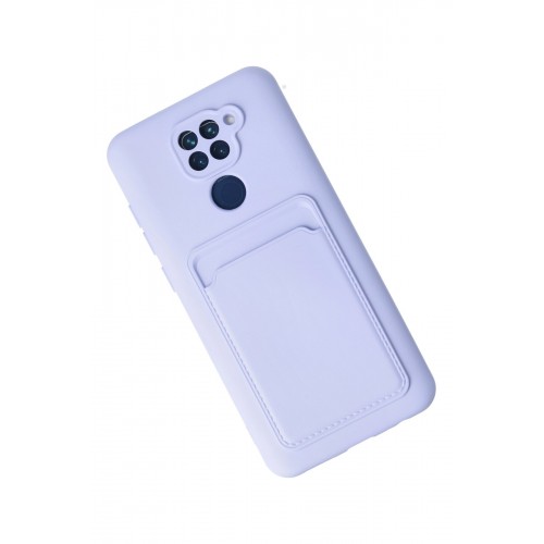 Newface Xiaomi Redmi Note 9 Kılıf Kelvin Kartvizitli Silikon - Lila Newface Xiaomi Redmi Note 9 Kılıf Kelvin Kartvizitli Silikon - Lila
