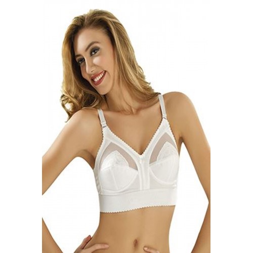 Beyaz Mideli Toparlayıcı Sütyen - 504 - Beden 80 Beyaz Mideli Toparlayıcı Sütyen - 504 - Beden 80