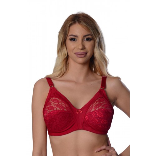 Bordo Dantelli Toparlayıcı Sütyen - 503 - Beden 110 Bordo Dantelli Toparlayıcı Sütyen - 503 - Beden 110
