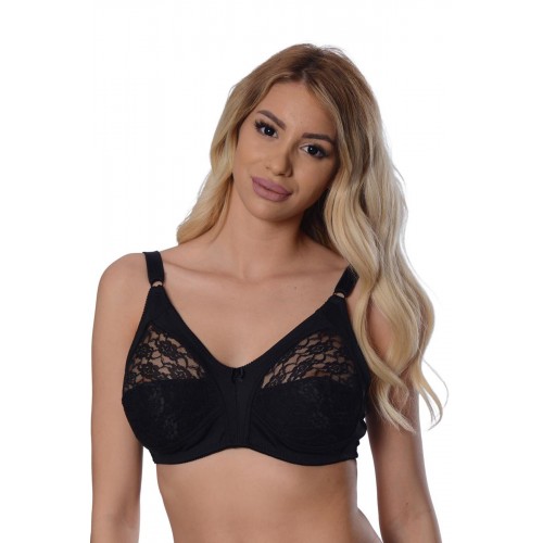 Siyah Dantelli Toparlayıcı Sütyen - 503 - Beden 80 Siyah Dantelli Toparlayıcı Sütyen - 503 - Beden 80