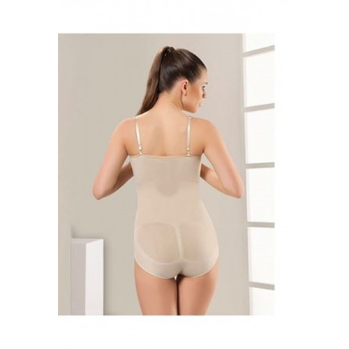 Ten Açık Göğüs Çıtçıtlı Dikişsiz Korse - 756 - Beden XXL Ten Açık Göğüs Çıtçıtlı Dikişsiz Korse - 756 - Beden XXL