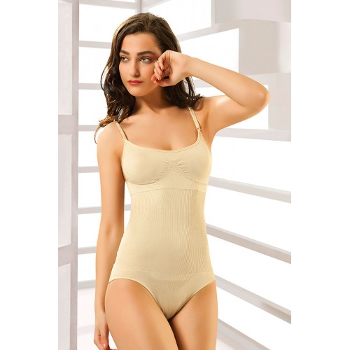 Ten Çıtçıtlı Dikişsiz Korse - 755 - Beden XL Ten Çıtçıtlı Dikişsiz Korse - 755 - Beden XL