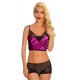 Mor Saten Dantelli Babydoll Şortlu Takım - 287 - Beden L/XL Mor Saten Dantelli Babydoll Şortlu Takım - 287 - Beden L/XL