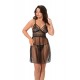 Siyah Dantel Gecelik - 684 - Beden S/M Siyah Dantel Gecelik - 684 - Beden S/M