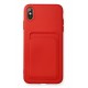 Newface iPhone XS Max Kılıf Kelvin Kartvizitli Silikon - Kırmızı Newface iPhone XS Max Kılıf Kelvin Kartvizitli Silikon - Kırmızı