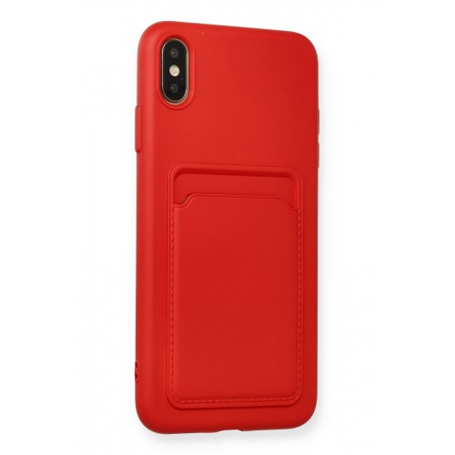 Newface iPhone XS Max Kılıf Kelvin Kartvizitli Silikon - Kırmızı Newface iPhone XS Max Kılıf Kelvin Kartvizitli Silikon - Kırmızı