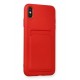 Newface iPhone XS Max Kılıf Kelvin Kartvizitli Silikon - Kırmızı Newface iPhone XS Max Kılıf Kelvin Kartvizitli Silikon - Kırmızı