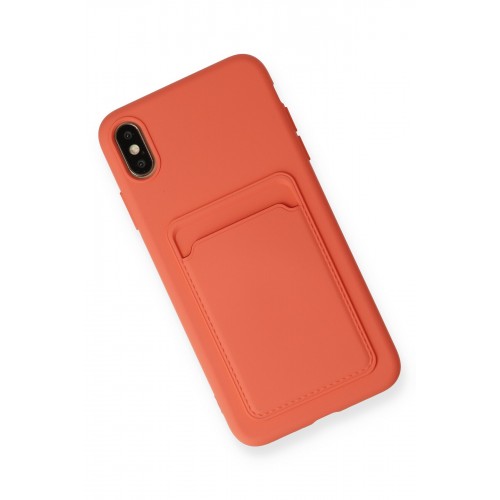 Newface iPhone XS Max Kılıf Kelvin Kartvizitli Silikon - Turuncu Newface iPhone XS Max Kılıf Kelvin Kartvizitli Silikon - Turuncu