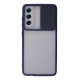Newface Samsung Galaxy S21 FE Kılıf Palm Buzlu Kamera Sürgülü Silikon - Lacivert Newface Samsung Galaxy S21 FE Kılıf Palm Buzlu Kamera Sürgülü Silikon - Lacivert