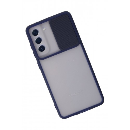Newface Samsung Galaxy S21 FE Kılıf Palm Buzlu Kamera Sürgülü Silikon - Lacivert Newface Samsung Galaxy S21 FE Kılıf Palm Buzlu Kamera Sürgülü Silikon - Lacivert