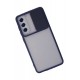 Newface Samsung Galaxy S21 FE Kılıf Palm Buzlu Kamera Sürgülü Silikon - Lacivert Newface Samsung Galaxy S21 FE Kılıf Palm Buzlu Kamera Sürgülü Silikon - Lacivert