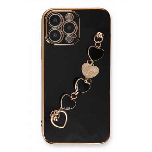 Newface iPhone 13 Pro Kılıf Esila Silikon - Siyah Newface iPhone 13 Pro Kılıf Esila Silikon - Siyah