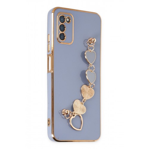 Newface Samsung Galaxy A03S Kılıf Esila Silikon - Gri Newface Samsung Galaxy A03S Kılıf Esila Silikon - Gri