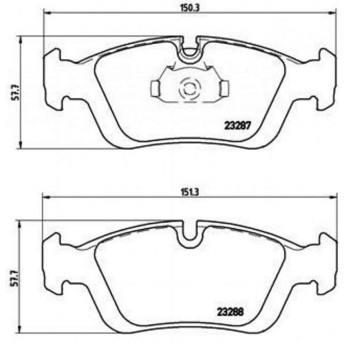 ÖN BALATA BMW E36 90-98 E46 98-05 E85 Z4 03 GDB1348 GDB1625 ÖN BALATA BMW E36 90-98 E46 98-05 E85 Z4 03 GDB1348 GDB1625