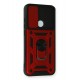 Newface Xiaomi Redmi Note 8 Kılıf Pars Lens Yüzüklü Silikon - Kırmızı Newface Xiaomi Redmi Note 8 Kılıf Pars Lens Yüzüklü Silikon - Kırmızı
