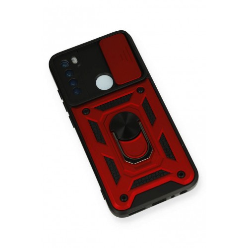 Newface Xiaomi Redmi Note 8 Kılıf Pars Lens Yüzüklü Silikon - Kırmızı Newface Xiaomi Redmi Note 8 Kılıf Pars Lens Yüzüklü Silikon - Kırmızı