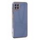Newface Samsung Galaxy A12 Kılıf Volet Silikon - Mavi Newface Samsung Galaxy A12 Kılıf Volet Silikon - Mavi