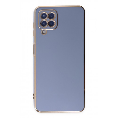 Newface Samsung Galaxy A12 Kılıf Volet Silikon - Mavi Newface Samsung Galaxy A12 Kılıf Volet Silikon - Mavi