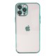 Newface iPhone 12 Pro Max Kılıf Razer Lensli Silikon - Yeşil Newface iPhone 12 Pro Max Kılıf Razer Lensli Silikon - Yeşil