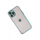 Newface iPhone 12 Pro Max Kılıf Razer Lensli Silikon - Yeşil Newface iPhone 12 Pro Max Kılıf Razer Lensli Silikon - Yeşil