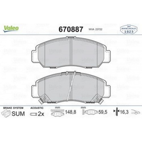 ÖN BALATA HONDA CIVIC SEDAN 07-11 - FRV 07 ÖN BALATA HONDA CIVIC SEDAN 07-11 - FRV 07