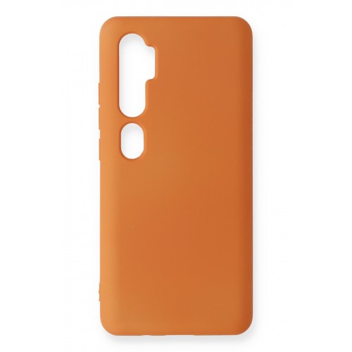 Newface Xiaomi Mi Note 10 Kılıf Nano içi Kadife Silikon - Turuncu Newface Xiaomi Mi Note 10 Kılıf Nano içi Kadife Silikon - Turuncu
