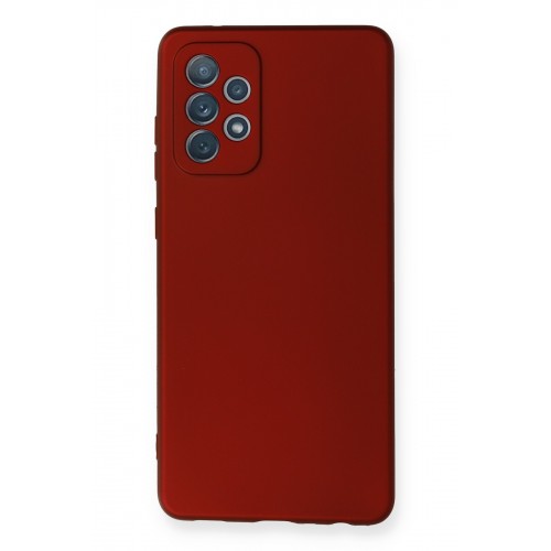 Newface Samsung Galaxy A72 Kılıf Premium Rubber Silikon - Bordo Newface Samsung Galaxy A72 Kılıf Premium Rubber Silikon - Bordo