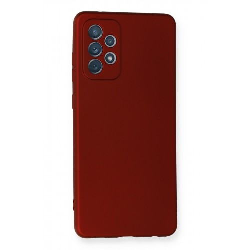 Newface Samsung Galaxy A72 Kılıf Premium Rubber Silikon - Bordo Newface Samsung Galaxy A72 Kılıf Premium Rubber Silikon - Bordo