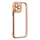 Newface iPhone 13 Pro Max Kılıf Liva Lens Silikon - Rose Newface iPhone 13 Pro Max Kılıf Liva Lens Silikon - Rose