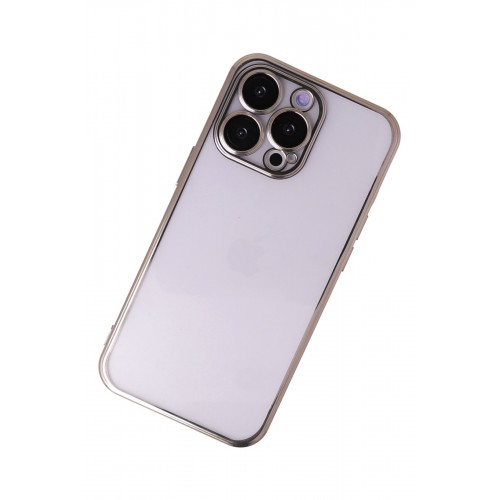 Newface iPhone 13 Pro Kılıf Razer Lensli Silikon - Gold Newface iPhone 13 Pro Kılıf Razer Lensli Silikon - Gold