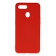 Newface Oppo A12 Kılıf Nano içi Kadife Silikon - Kırmızı Newface Oppo A12 Kılıf Nano içi Kadife Silikon - Kırmızı
