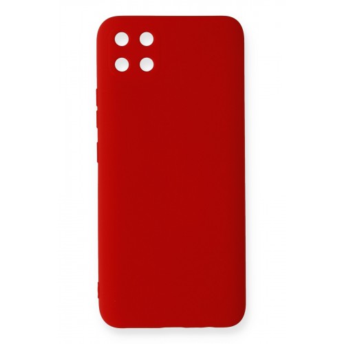 Newface Realme C11 Kılıf Nano içi Kadife Silikon - Kırmızı Newface Realme C11 Kılıf Nano içi Kadife Silikon - Kırmızı