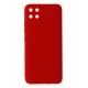 Newface Realme C11 Kılıf Nano içi Kadife Silikon - Kırmızı Newface Realme C11 Kılıf Nano içi Kadife Silikon - Kırmızı