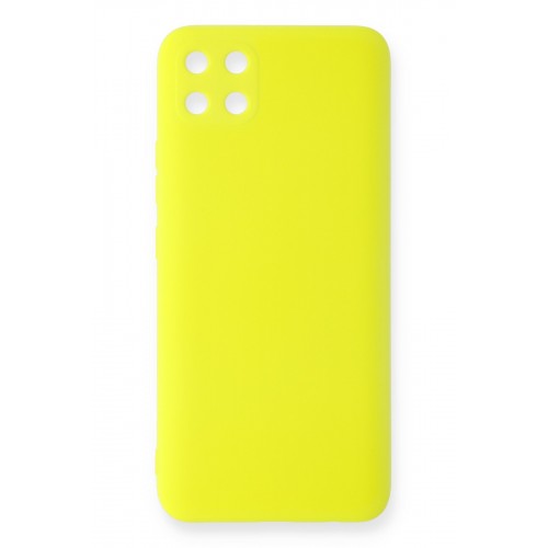 Newface Realme C11 Kılıf Nano içi Kadife Silikon - Sarı Newface Realme C11 Kılıf Nano içi Kadife Silikon - Sarı