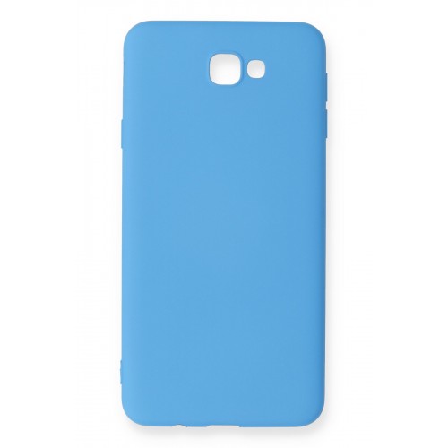 Newface Samsung Galaxy J7 Prime Kılıf Nano içi Kadife Silikon - Mavi Newface Samsung Galaxy J7 Prime Kılıf Nano içi Kadife Silikon - Mavi