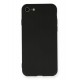 Newface iPhone 7 Kılıf Nano içi Kadife Silikon - Siyah Newface iPhone 7 Kılıf Nano içi Kadife Silikon - Siyah
