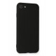 Newface iPhone 7 Kılıf Nano içi Kadife Silikon - Siyah Newface iPhone 7 Kılıf Nano içi Kadife Silikon - Siyah