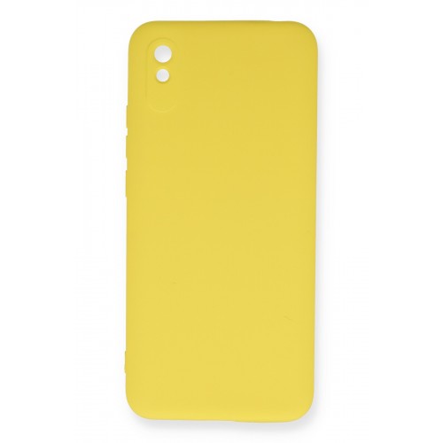Newface Xiaomi Redmi 9A Kılıf Nano içi Kadife Silikon - Sarı Newface Xiaomi Redmi 9A Kılıf Nano içi Kadife Silikon - Sarı