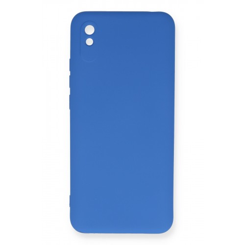 Newface Xiaomi Redmi 9A Kılıf Nano içi Kadife Silikon - Mavi Newface Xiaomi Redmi 9A Kılıf Nano içi Kadife Silikon - Mavi