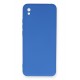 Newface Xiaomi Redmi 9A Kılıf Nano içi Kadife Silikon - Mavi Newface Xiaomi Redmi 9A Kılıf Nano içi Kadife Silikon - Mavi
