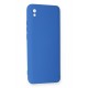 Newface Xiaomi Redmi 9A Kılıf Nano içi Kadife Silikon - Mavi Newface Xiaomi Redmi 9A Kılıf Nano içi Kadife Silikon - Mavi