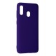 Newface Samsung Galaxy A20 Kılıf Nano içi Kadife Silikon - Mor Newface Samsung Galaxy A20 Kılıf Nano içi Kadife Silikon - Mor