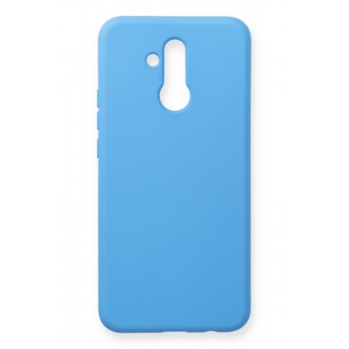 Newface Huawei Mate 20 Lite Kılıf Nano içi Kadife Silikon - Mavi Newface Huawei Mate 20 Lite Kılıf Nano içi Kadife Silikon - Mavi