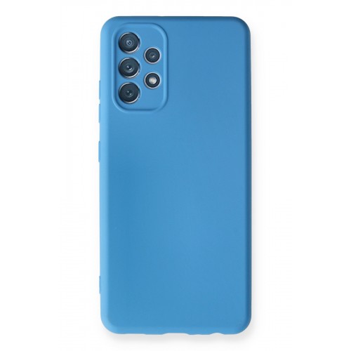 Newface Samsung Galaxy A32 Kılıf Nano içi Kadife Silikon - Mavi Newface Samsung Galaxy A32 Kılıf Nano içi Kadife Silikon - Mavi