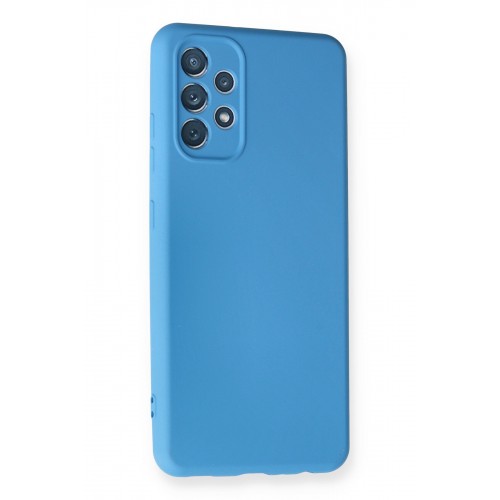 Newface Samsung Galaxy A32 Kılıf Nano içi Kadife Silikon - Mavi Newface Samsung Galaxy A32 Kılıf Nano içi Kadife Silikon - Mavi