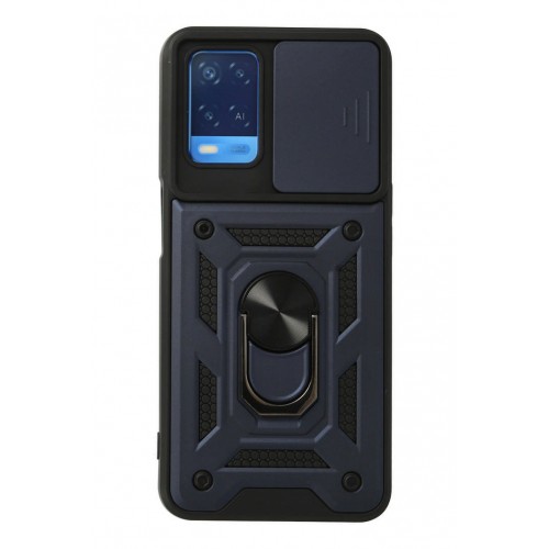 Newface Oppo A54 4G Kılıf Pars Lens Yüzüklü Silikon - Lacivert Newface Oppo A54 4G Kılıf Pars Lens Yüzüklü Silikon - Lacivert